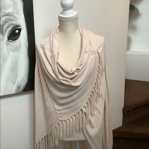 Cowl neck shawl